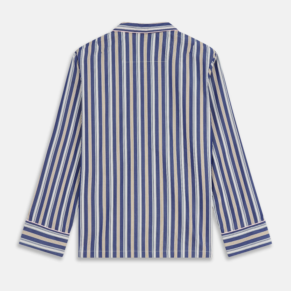 Blue Multi Stripe Harriet Women’s Pyjama Set