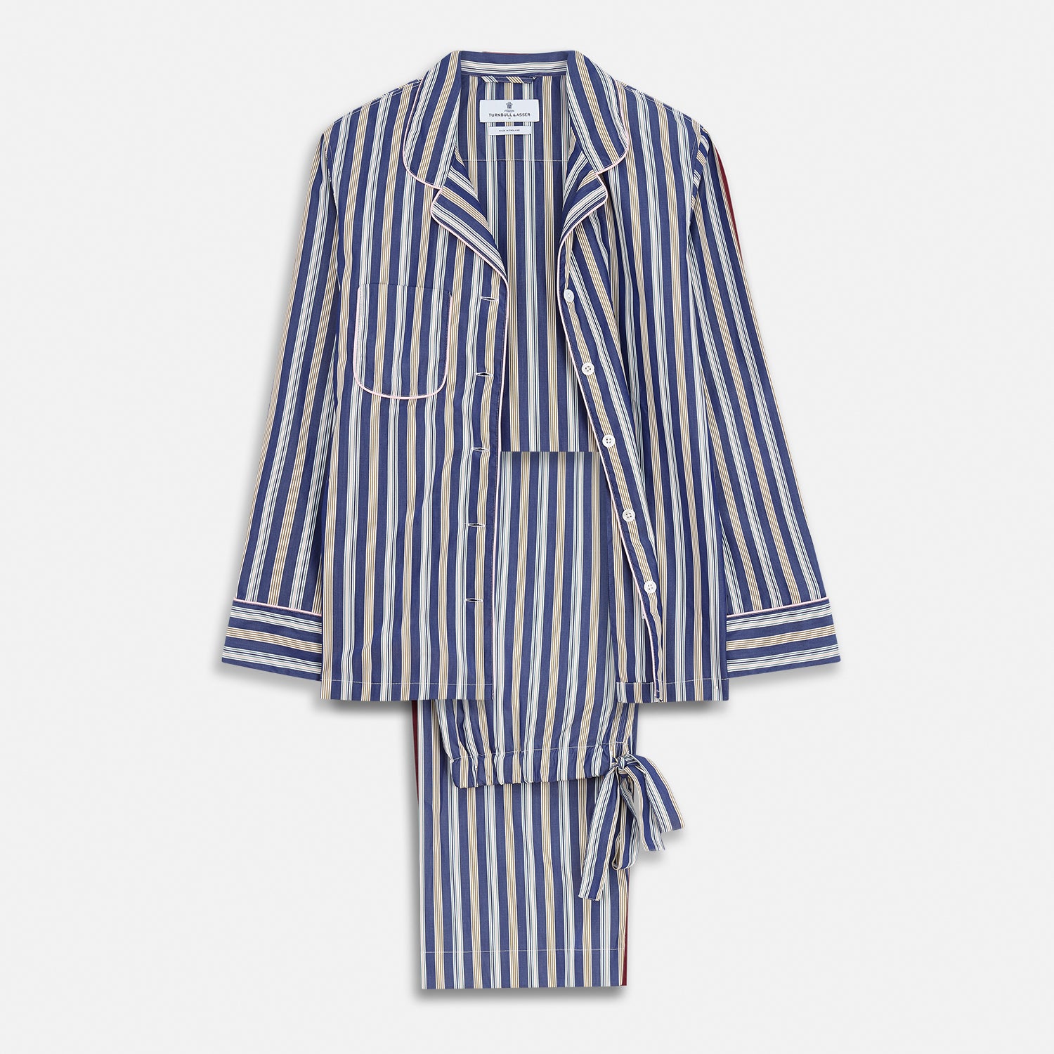 Image 2 of product Blue Multi Stripe Harriet Women’s Pyjama Set