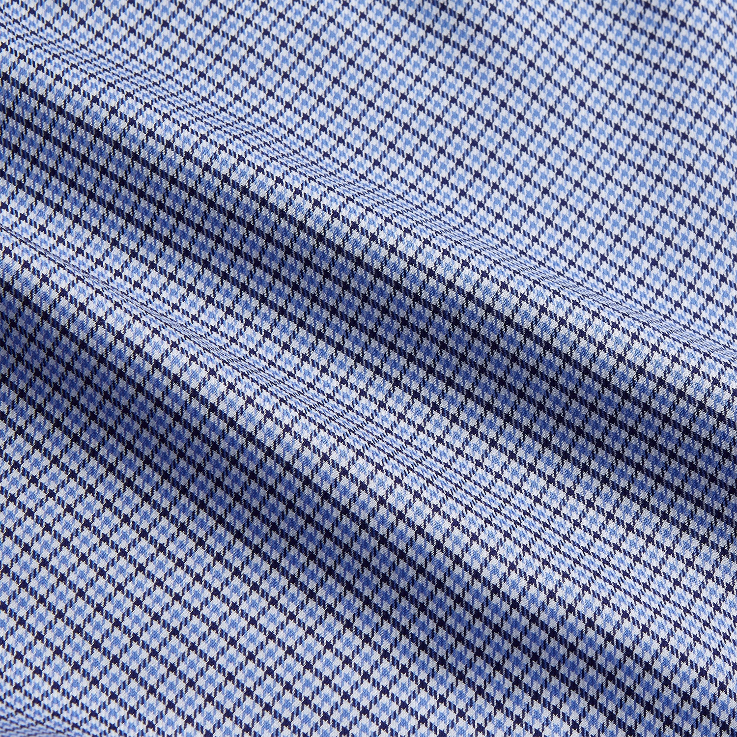 Image 4 of product Blue Multi Check Contrast Cotton Gown