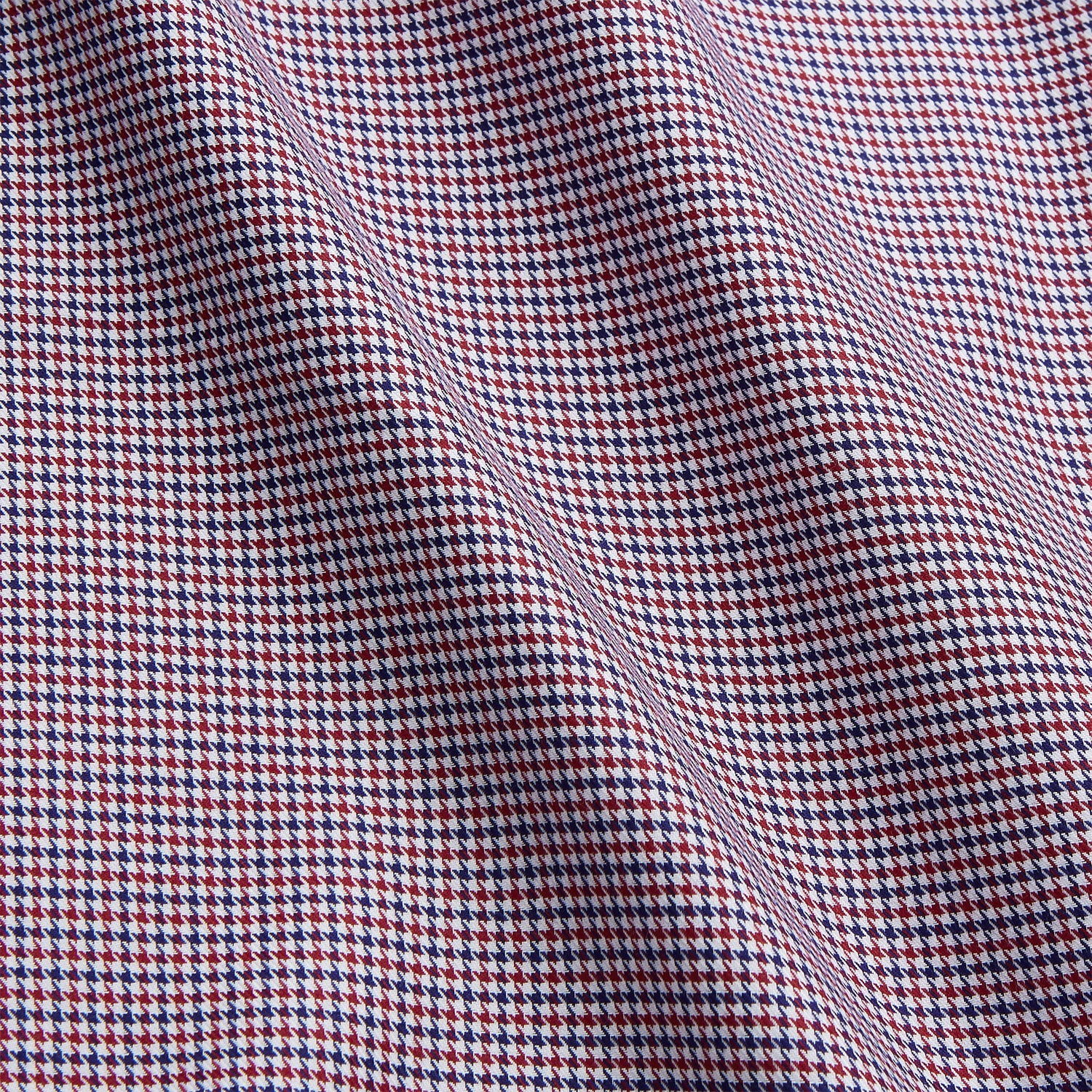 Image 4 of product Burgundy Multi Check Contrast Cotton Gown