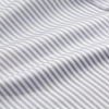 View 4 of product The Turnbull & Asser Grey Multi Stripe Tailored Fit Twill Shirt features a Kent collar and 2 button cuffs, displayed flat on a white background.