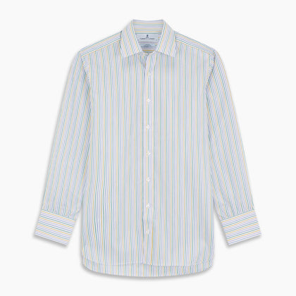 Yellow Multi Blazer Stripe Regular Fit Mayfair Shirt Image 5