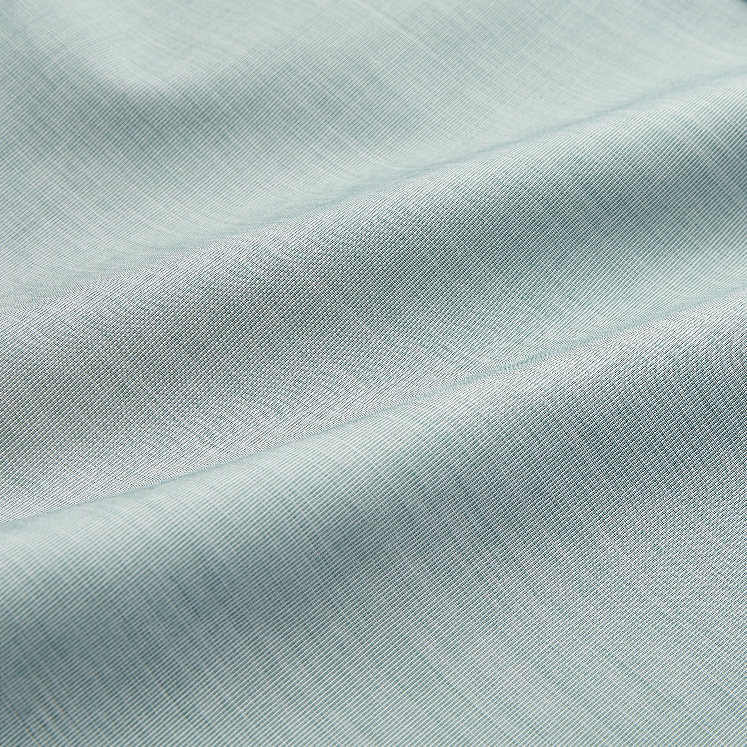 Image 6 of product Green Weekend Fit Shirt with Long Point Collar and Single Button Cuffs