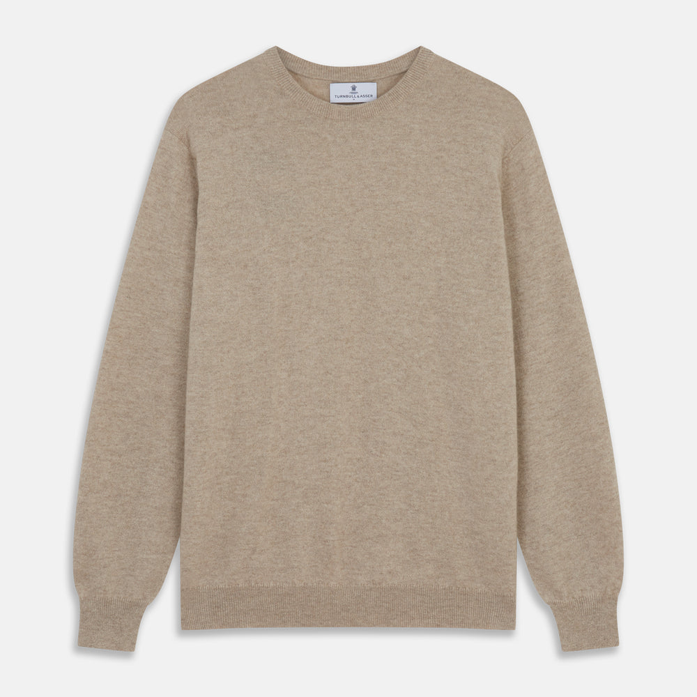 Pure Cashmere NYC Sweater in Dark Beige