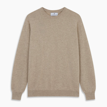 Beige Cashmere Glenn Jumper Image 3