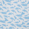 Navy and Eggshell Fish Mosaic Silk Pocket Square