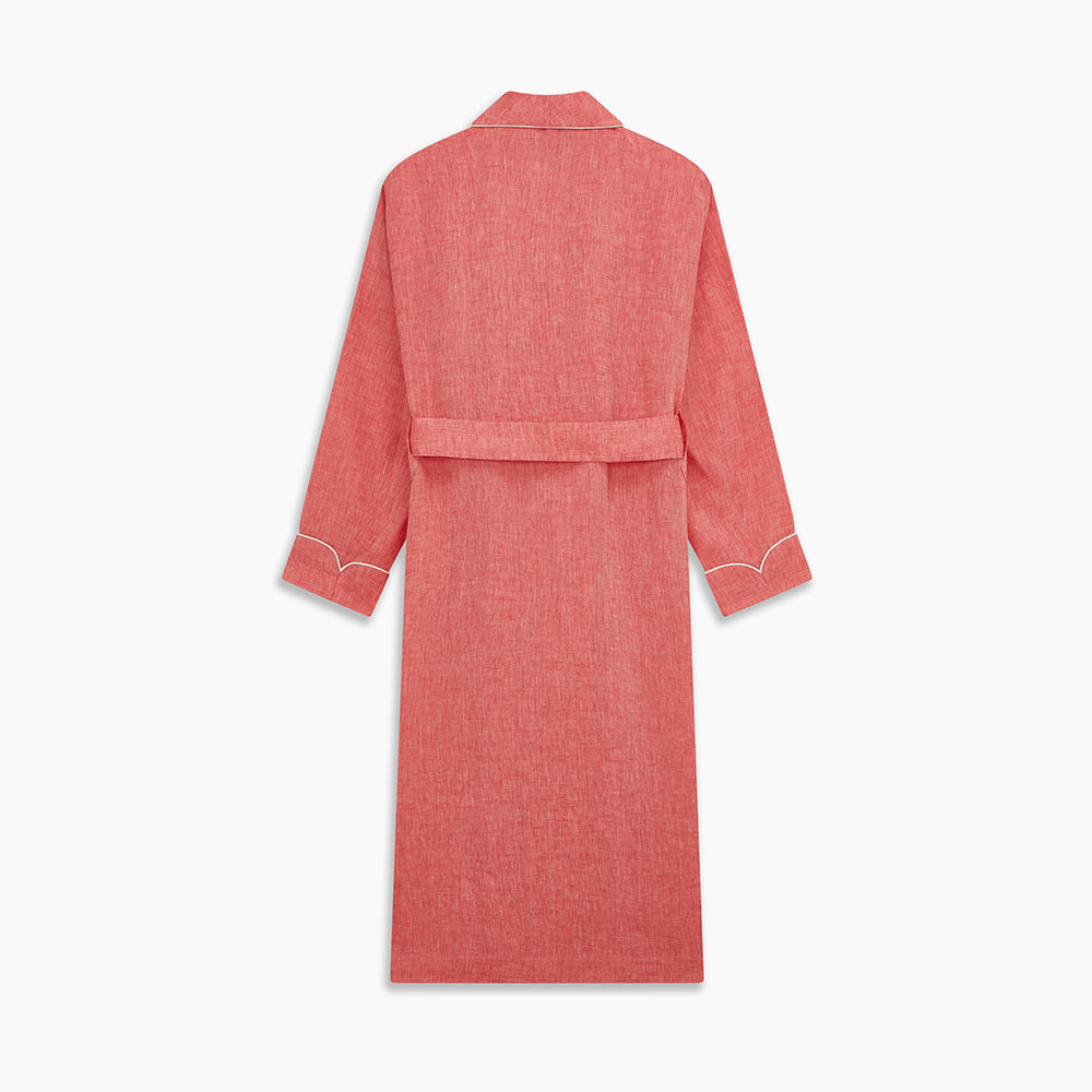 Pink Linen Arnold Gown