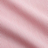 View 4 of product The Turnbull & Asser Pink and White Stripe Cotton Regular Fit Mayfair Shirt features a T&A collar, long sleeves, and white buttons, shown against a plain white background.