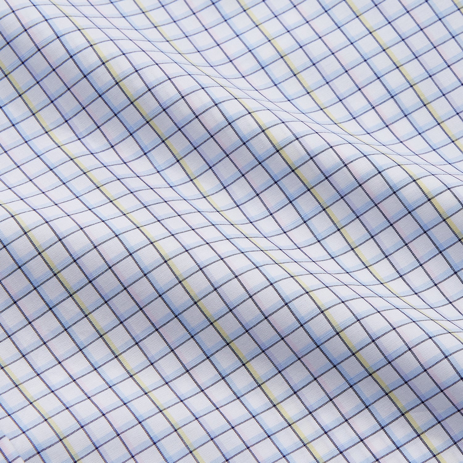 Purple Multi-check Cotton Mayfair Shirt
