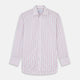 Red Multi-stripe Cotton Regular Fit Mayfair Shirt