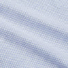 View 4 of product The Turnbull & Asser Pale Blue Multi Check Cashmerello Weekend Fit Hayne Shirt features a Dorset button-down collar, long sleeves, and front buttons. Shown laid flat on a white background.
