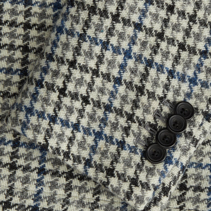 Grey and Navy Tweed Barrington Blazer Image 2