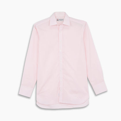 Pink and White Stripe Shirt with POW Collar and 3-Button Cuffs Image 3