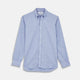 Blue Chambray Weekend Fit Shirt with Dorset Collar and 1-Button Cuffs