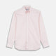 Weekend Fit Pink Stripe Cotton Shirt with Dorset Collar and 1-Button Cuffs