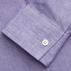 Lilac Weekend Fit Linen Blake Shirt with Stand Collar and 1-Button Cuffs