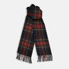 Black Stewart Tartan Cashmere Scarf