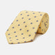 Yellow Fine Square Slub Silk Tie