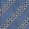 Dark Blue Baroque Stripe Silk Jacquard Tie