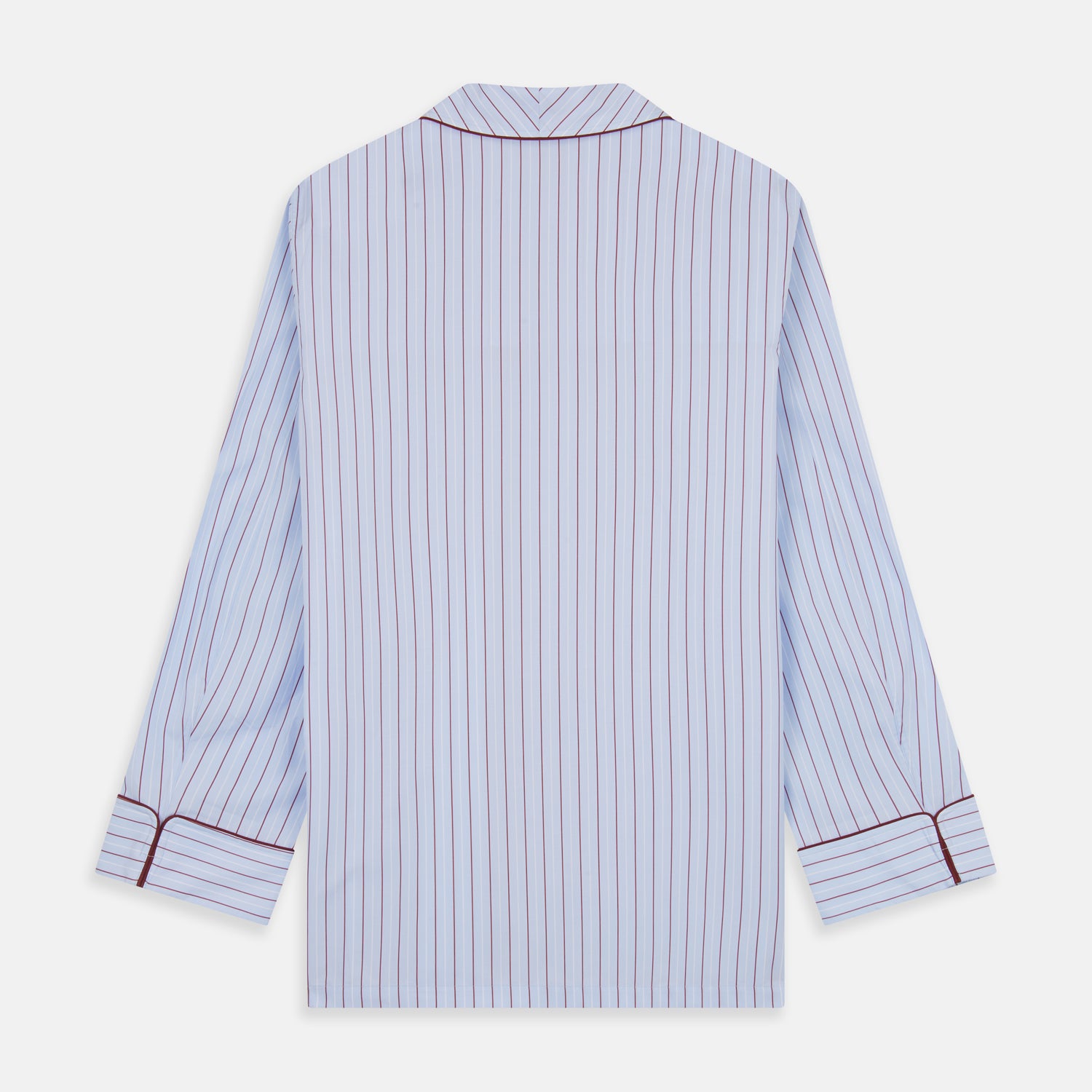 Burgundy Stripe Classic Pyjama Set