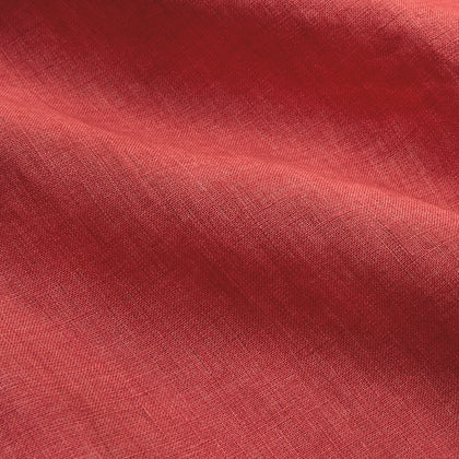 Crimson Delave Linen Holiday Fit Shirt with Revere Collar Image 3