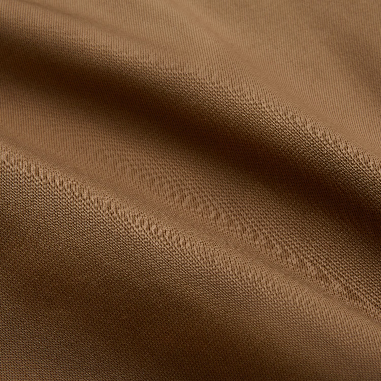 View 4 of product The Turnbull & Asser Khaki Cotton Weekend Fit Western Shirt features a Dorset collar, long sleeves, two button-flap chest pockets, and buttoned cuffs—an essential smart-casual piece shown against a white background.