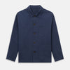 Navy Cotton-Linen Remy Chore Jacket