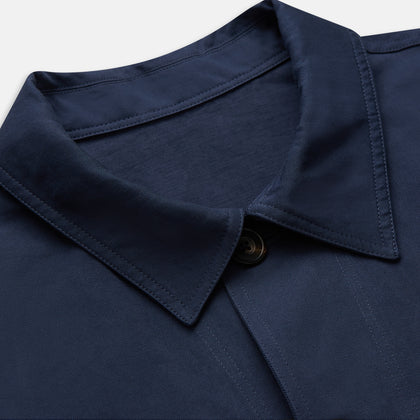 Navy Cotton-Linen Remy Chore Jacket