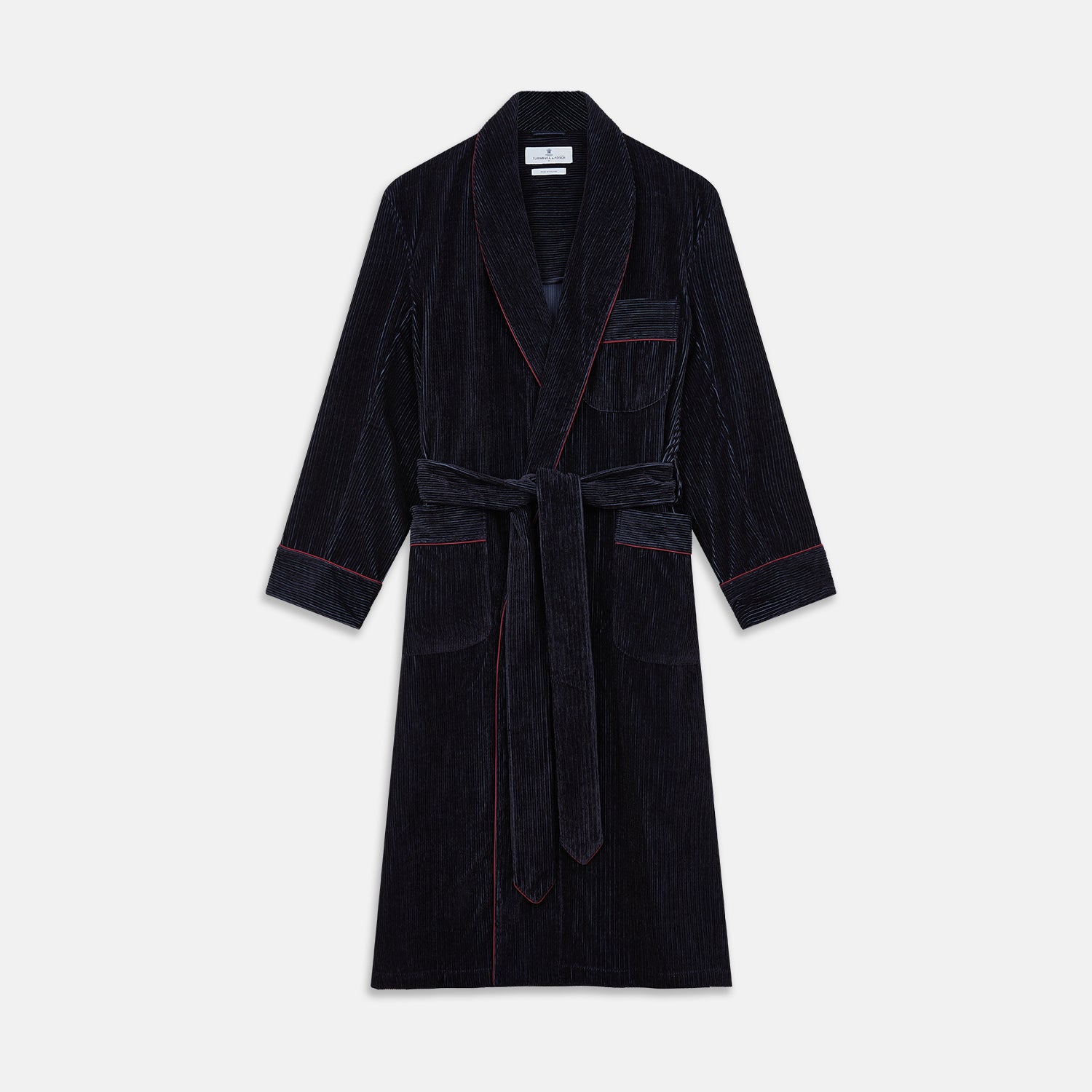Image 2 of product Navy Linen & Cotton Cord Gown