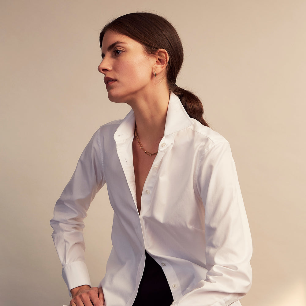 Turnbull and The Deck White Cotton Traditionalist Shirt