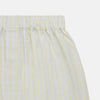View 2 of product Turnbull & Asser Yellow Multi Check Godfrey Boxer Shorts, crafted from soft cotton with an elastic waistband, feature a loose fit and plaid design, shown on a plain white background.