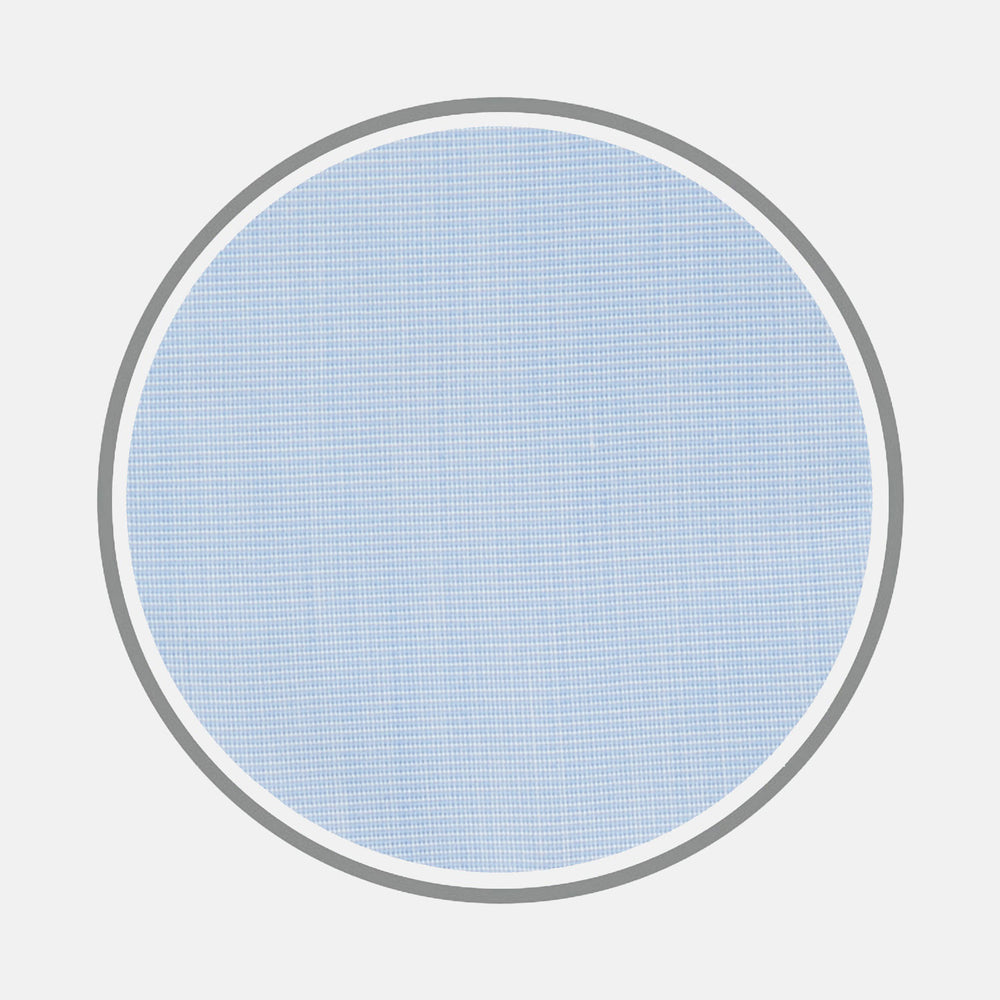 Light Blue End-on-End Cotton Fabric