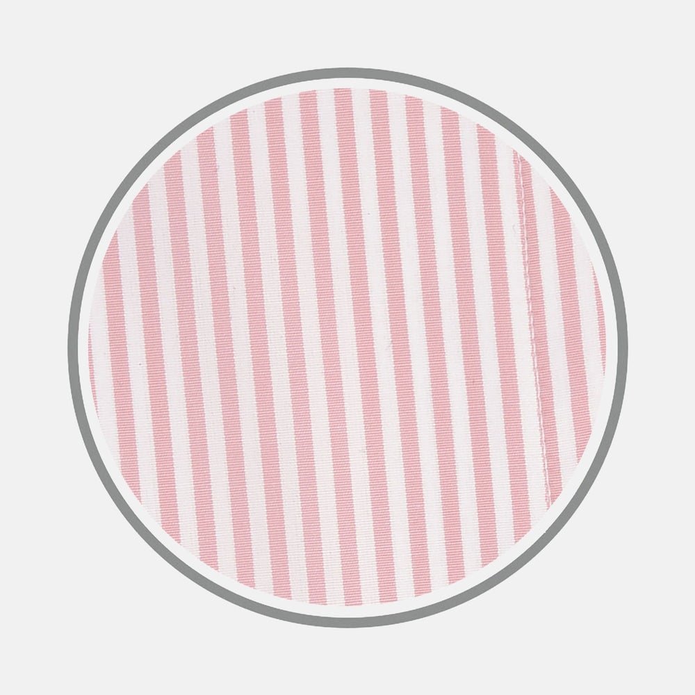 Pink Bengal Stripe Cotton Fabric