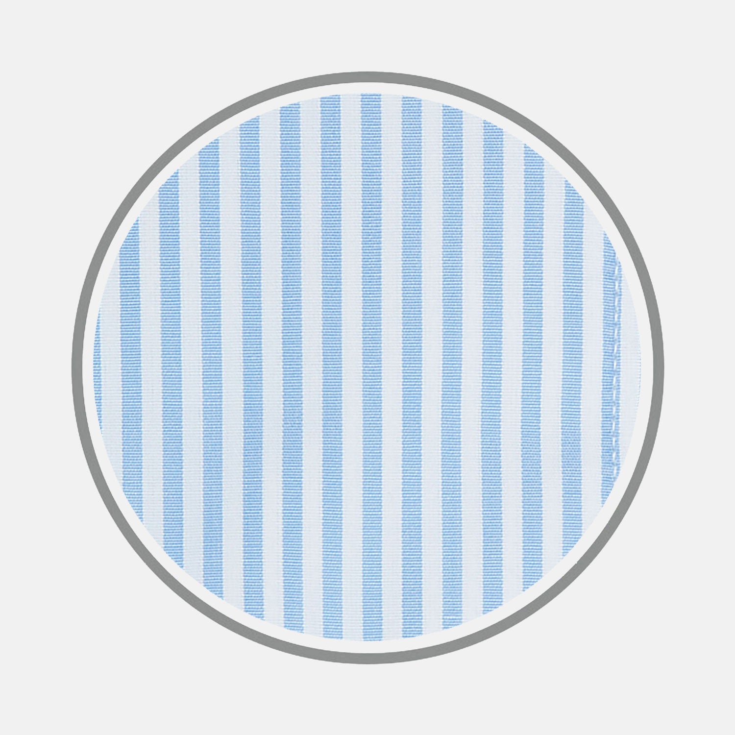 Light Blue Bengal Stripe Cotton Fabric