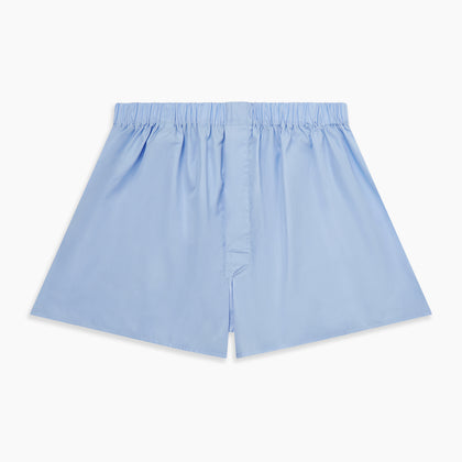 Blue Two-Fold 200 Cotton Boxer Shorts Image 2