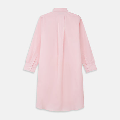 Pink Piped End-On-End Cotton Nightshirt Image 4