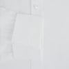 View 3 of product The Turnbull & Asser Plain White Cotton Shirt features a T&A collar, double cuffs, and a straight hem—ideal for minimalist style. Displayed on a plain white background.