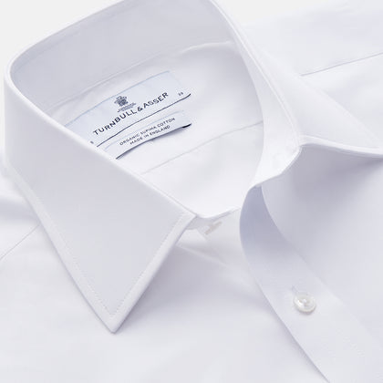 White Organic Cotton Regular Fit Mayfair Shirt