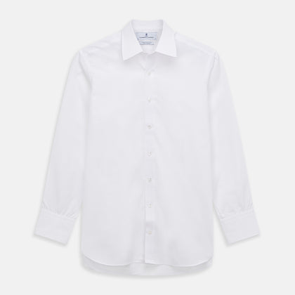 White Organic Cotton Regular Fit Mayfair Shirt