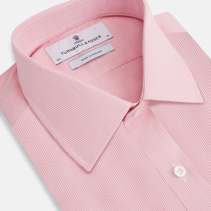 Pink Fine Stripe Mayfair Shirt