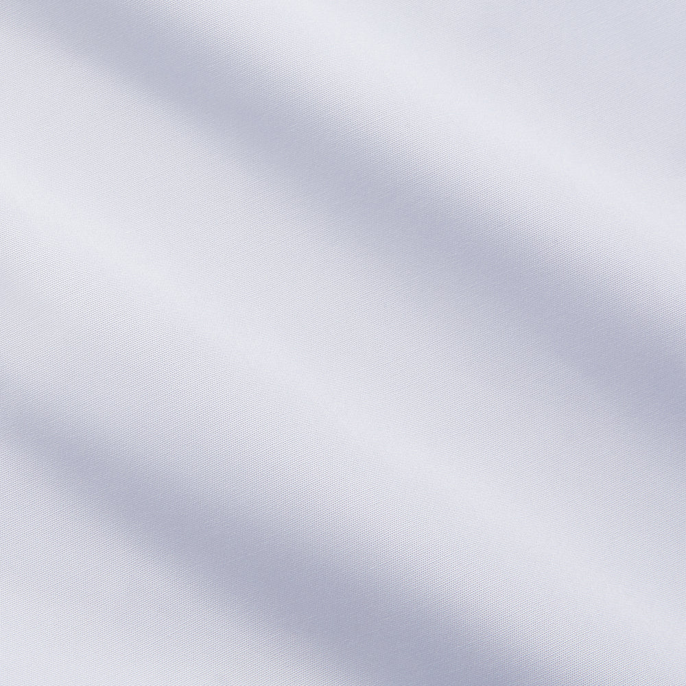 The Turnbull & Asser White Organic Cotton Tailored Fit Hove Shirt is a classic long-sleeve dress shirt with a button-down front and collar, crafted from soft organic cotton and shown on a white background.