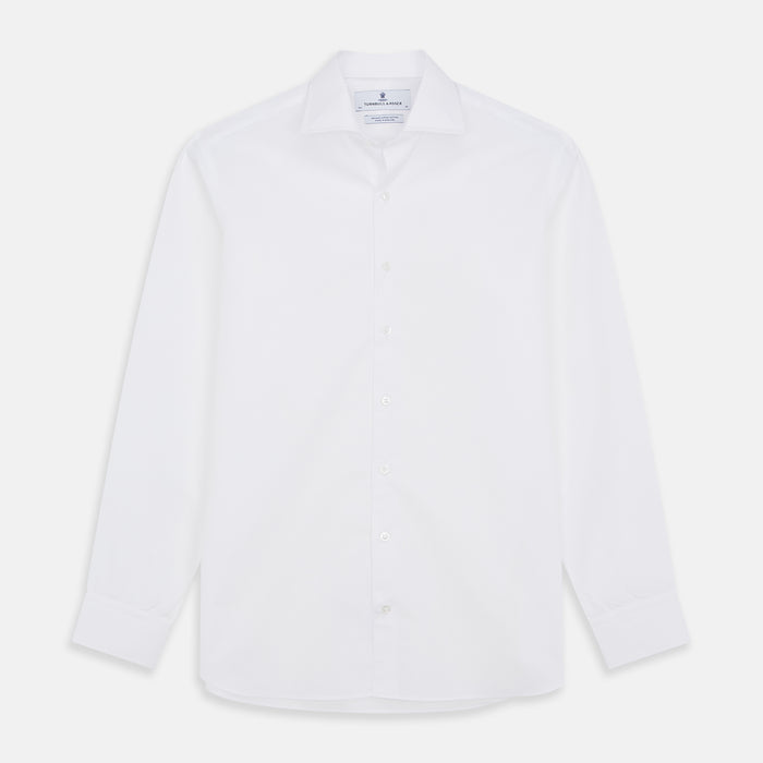 White Organic Cotton Tailored Fit Hove Shirt