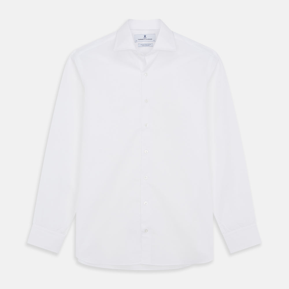 White Organic Cotton Tailored Fit Hove Shirt