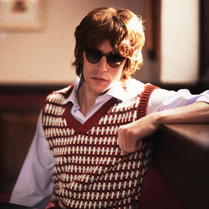 Rust Knitted Cashmere Slipover