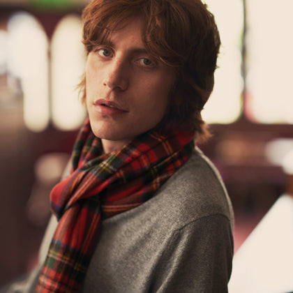 Royal Stewart Tartan Cashmere Scarf