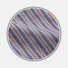 Blue & Red Stripe Linen Fabric