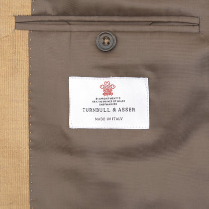 Camel Cotton Cashmere Corduroy Jacket