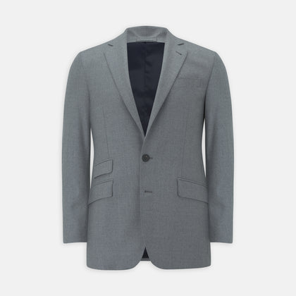 Dove Grey Escorial Lightweight Wool Jacket