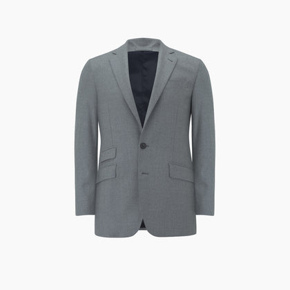 Dove Grey Escorial Lightweight Wool Jacket Image 3