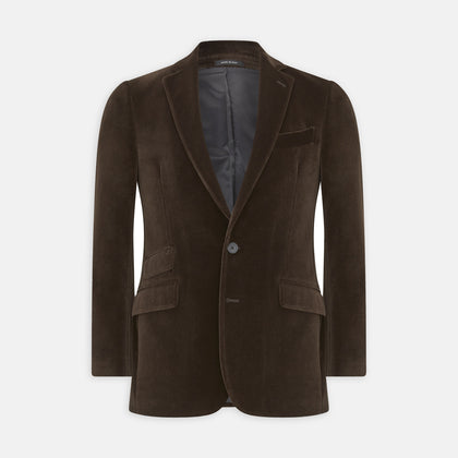 Brown Velvet Jacket